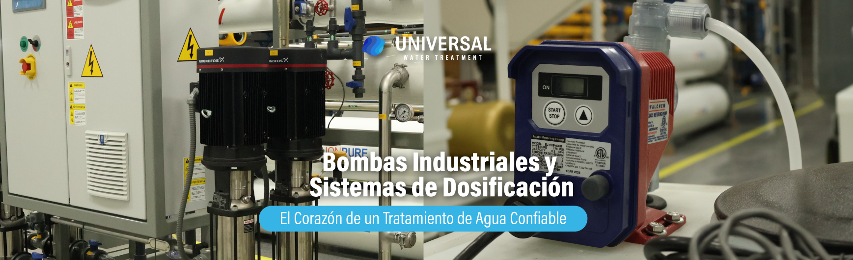 Bombas Industriales y Sistemas de Dosificación: El Corazón de un Tratamiento de Agua Confiable